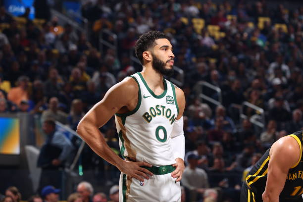 Jayson Tatum #0 of the Boston Celtics