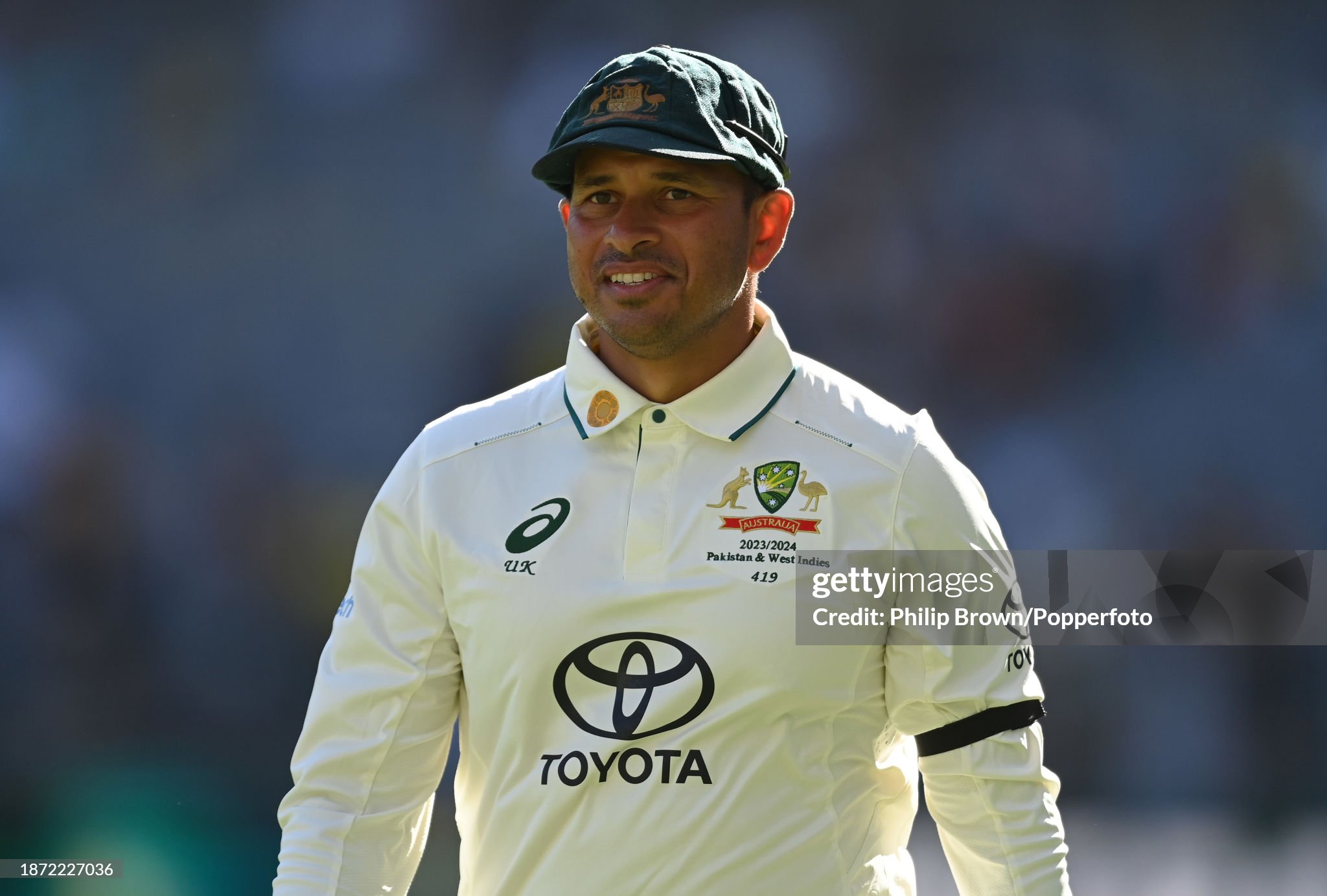 The ICC has charged Usman Khawaja.