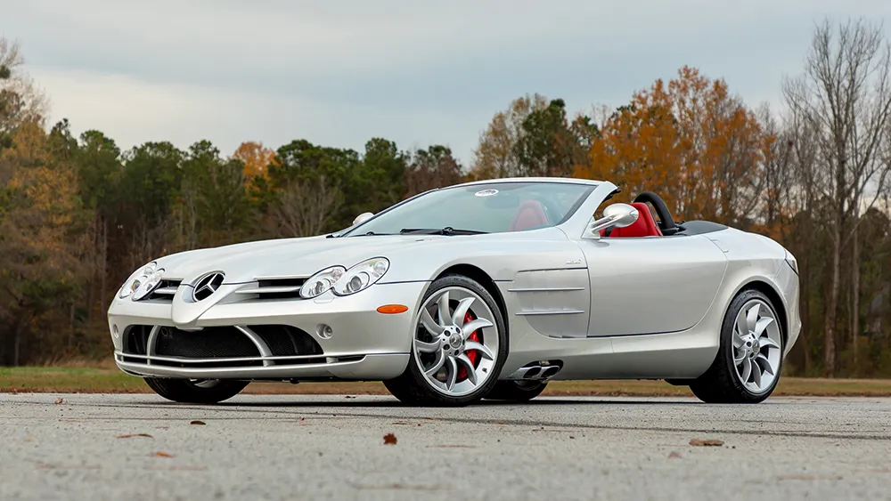This unique Mercedes-McLaren roadster will be available at an auction in the upcoming month.
