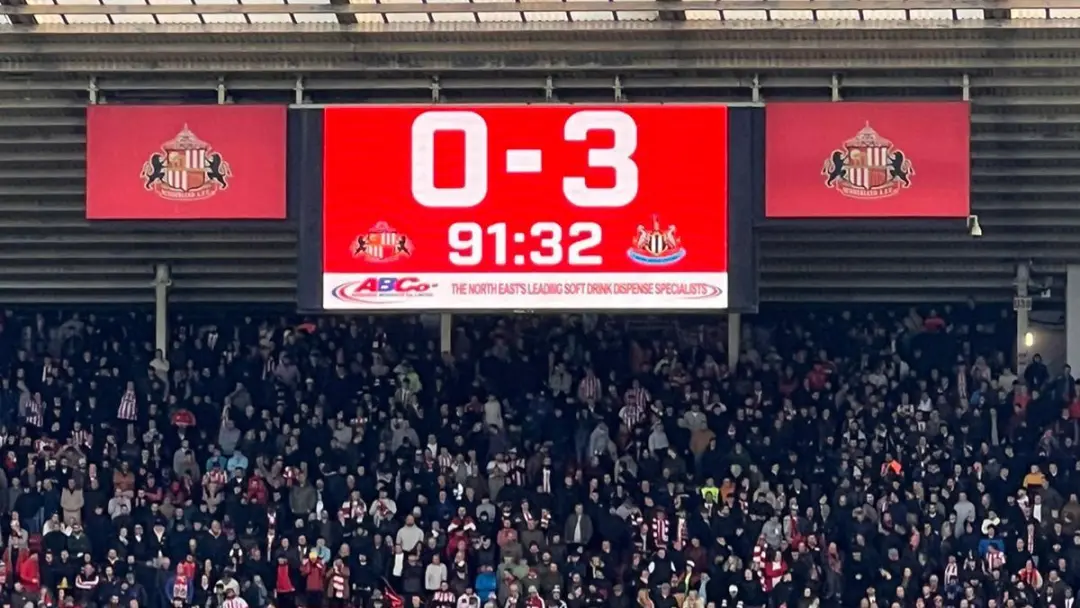 Mackems 0-3 Newcastle United TF Match Report