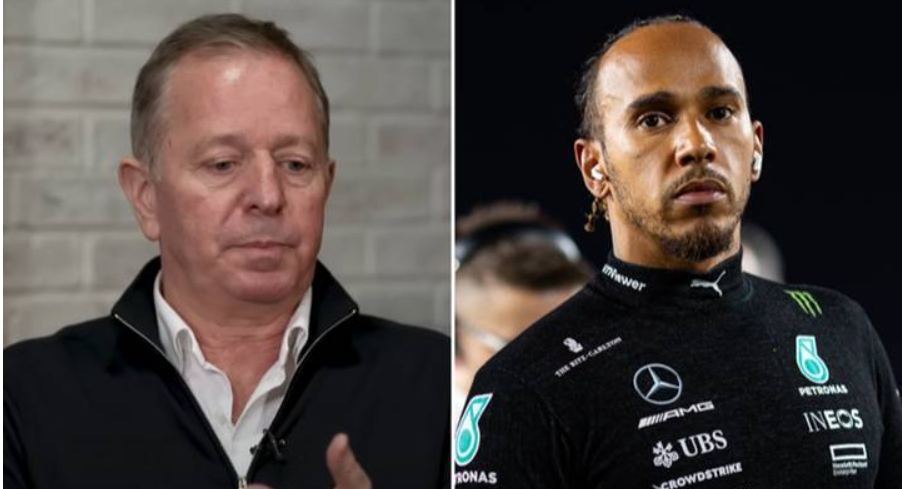 Martin Brundle delivers a sharp reply to Lewis Hamilton’s remarks regarding his last season at Mercedes.