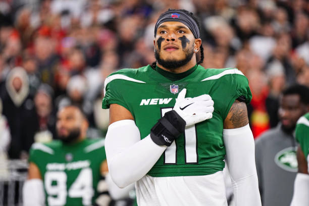 Jermaine Johnson of the Jets was chosen 
