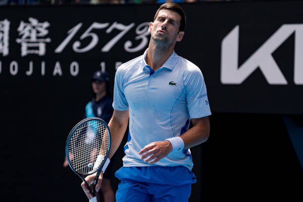 What was the response of Novak Djokovic following his most recent performance at the Australian Open in 2024?