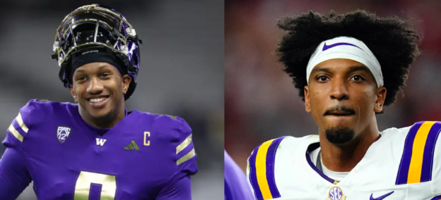 Breaking News:Michael Penix Jr. and Jayden Daniels clash.