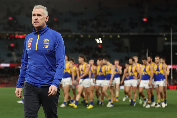 West Coast Eagles Coach Adam Simpson Escalates Pressure on…