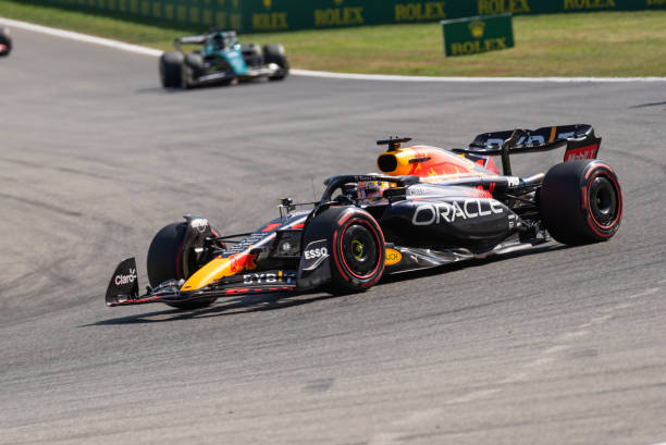 Verstappen sets the fastest time following…