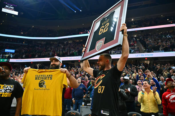 Travis Kelce shares his preferred post-game tradition, hinting at an involvement with Taylor Swift.