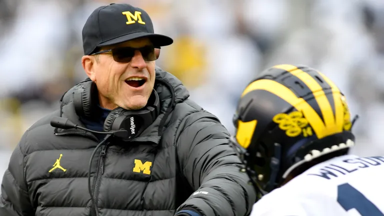 “Michigan Wide Receiver Suggests Harbaugh, Chargers Eyeing Wolverine Players in NFL Draft Strategy”