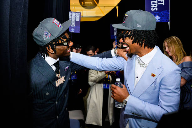 Gridiron Respect Triumphs: NFL Commanders’ Daniels and Giants’ Nabers Cancel $10K Bet, Honoring Bonds Beyond the Game