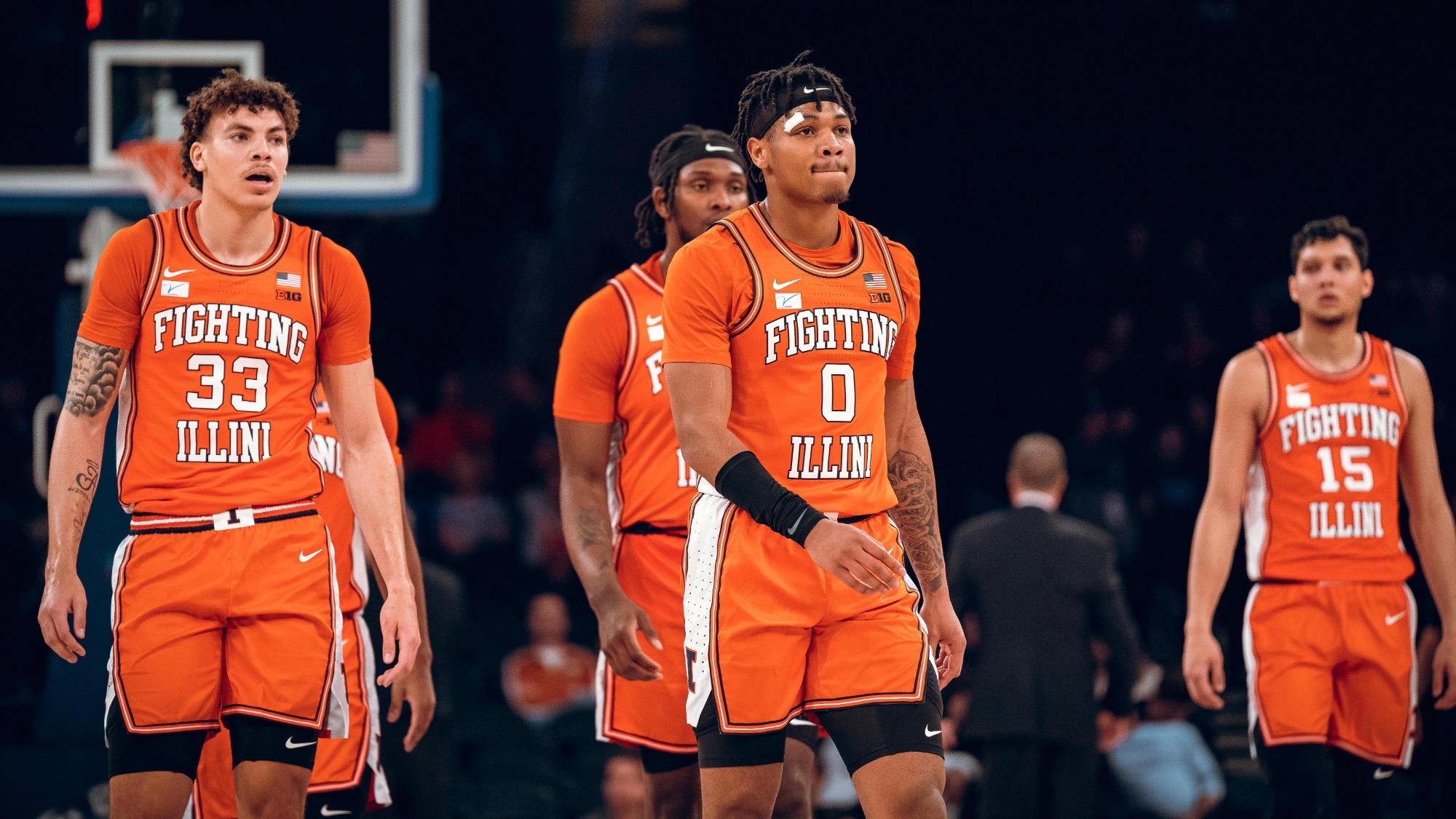 Illinois basketball player acquitted in rape trial, causing distress.