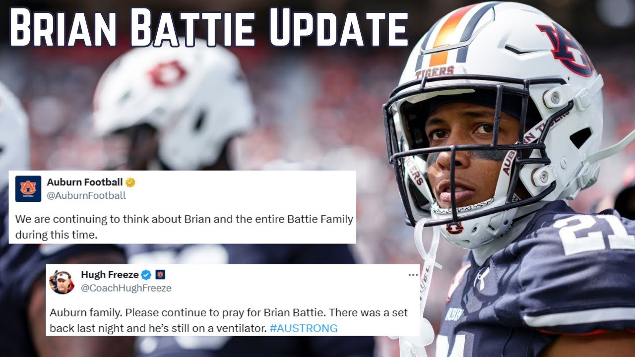 Auburn RB Brian Battie Leaves ICU After Shooting, Begins…
