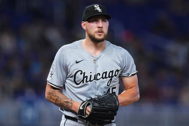 Garrett Crochet #45 of the Chicago White Sox
