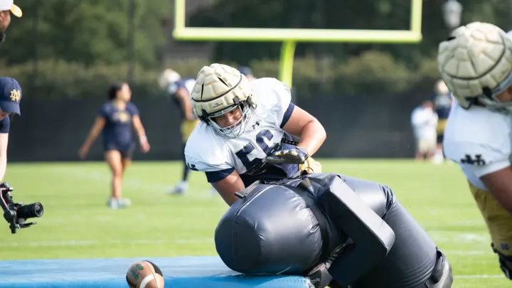 Breaking News: Notre Dame Offensive tackle Season Cut Short by Devastated injury