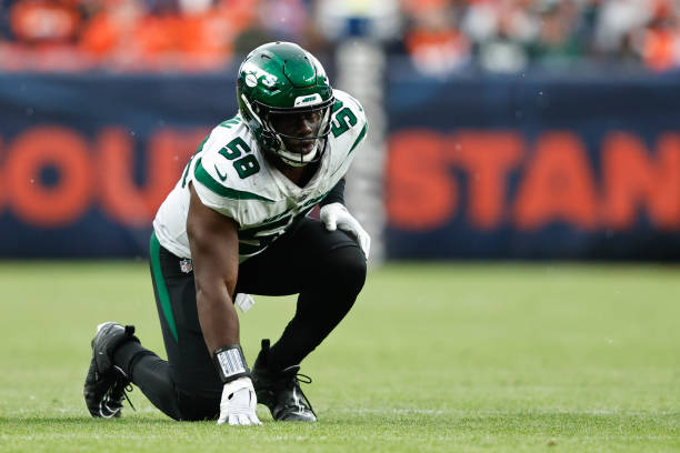 Carl Lawson #58 of the New York Jets