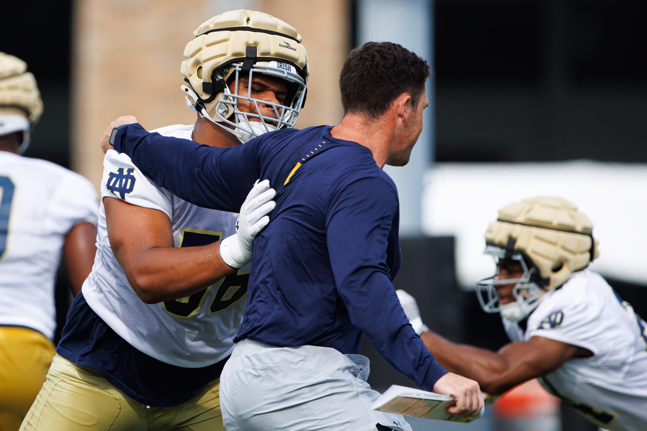 Notre Dame’s Left Tackle Out for Season After Pec Injury: Major Setback for the Irish