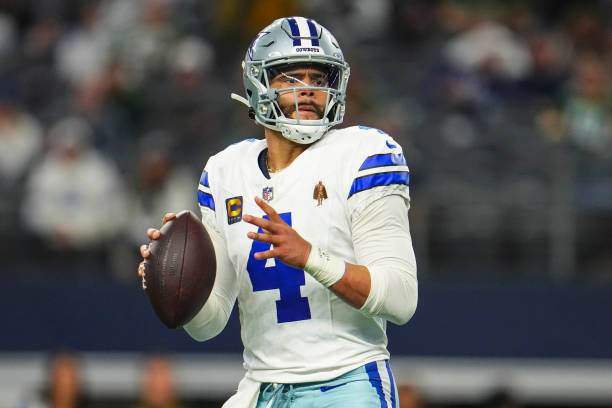 Dak Prescott #4 of the Dallas Cowboys