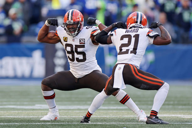 Myles Garrett #95 of the Cleveland Browns