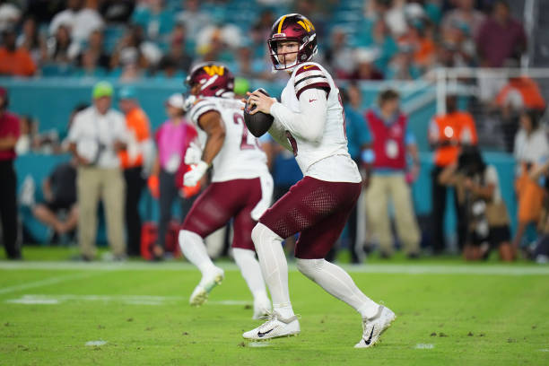 Jeff Driskel #16 of the Washington Commanders