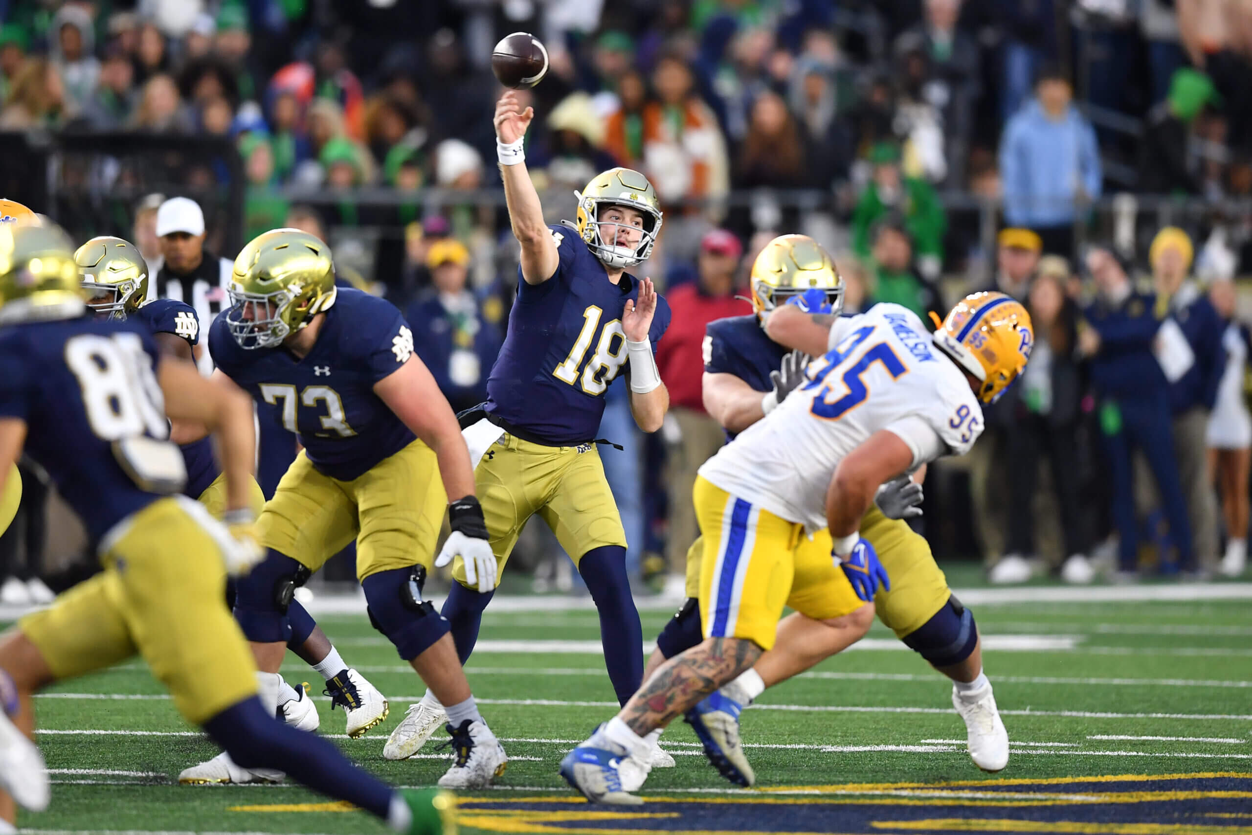 Breaking News:Notre Dame OT’s Return Cut Short by Career-Threatening Injury.