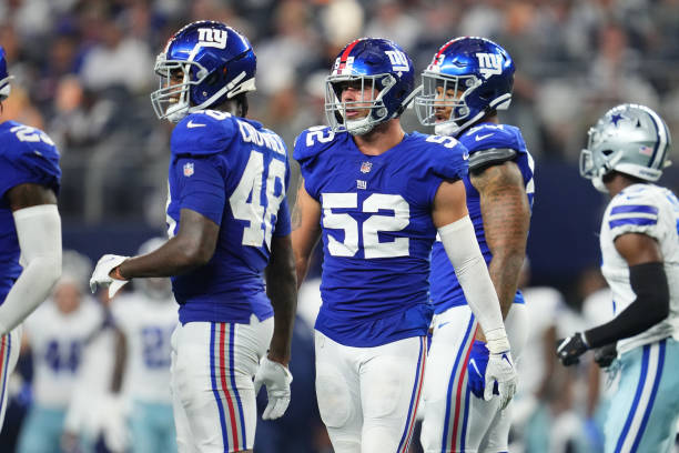 Carter Coughlin #52 of the New York Giants