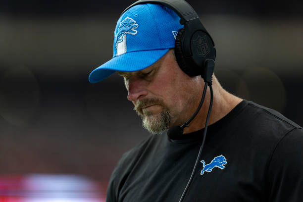 Head coach Dan Campbell of the Detroit Lions