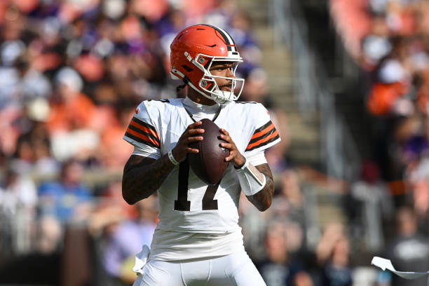 Dorian Thompson-Robinson #17 of the Cleveland Browns