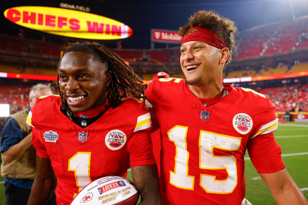 Wide Receiver Hollywood Brown #5 of the Kansas City Chiefs
