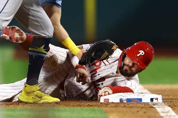Kyle Schwarber #12 of the Philadelphia Phillies