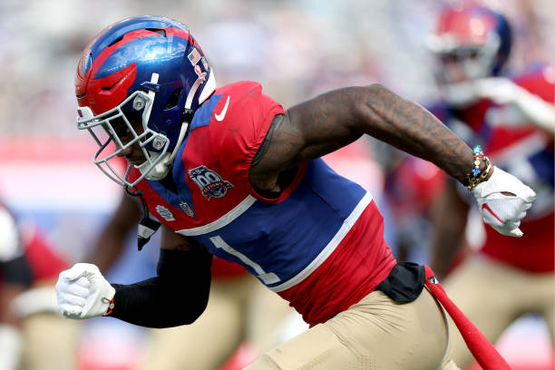 Malik Nabers #9 of the New York Giants