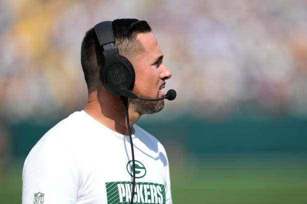 Head coach Matt LaFleur of the Green Bay Packers
