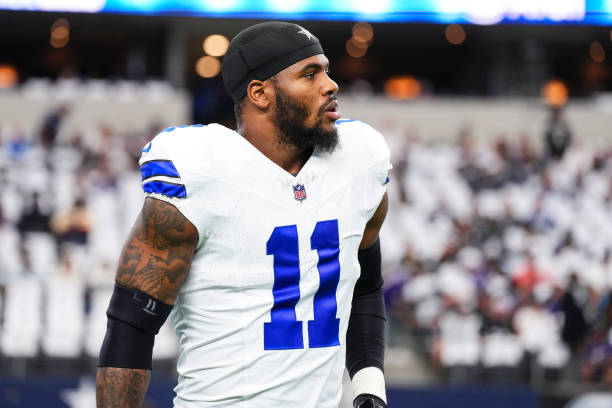 Micah Parsons #11 of the Dallas Cowboys