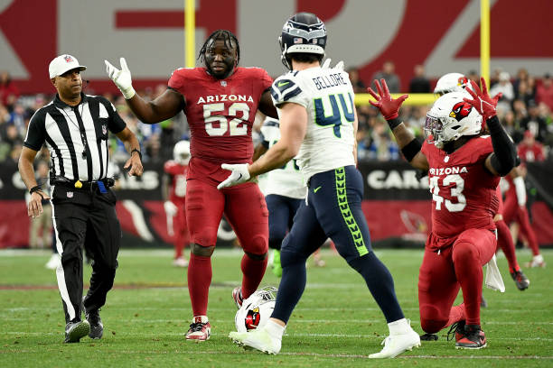 Nick Bellore #44 of the Seattle Seahawks