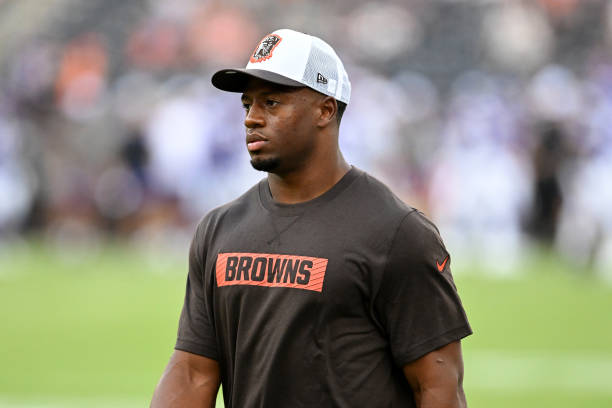Nick Chubb #24 of the Cleveland Browns