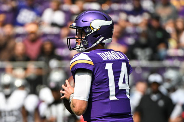 Sam Darnold #14 of the Minnesota Vikings