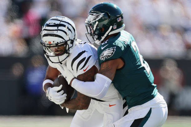 Darius Slay Jr. #2 of the Philadelphia Eagles