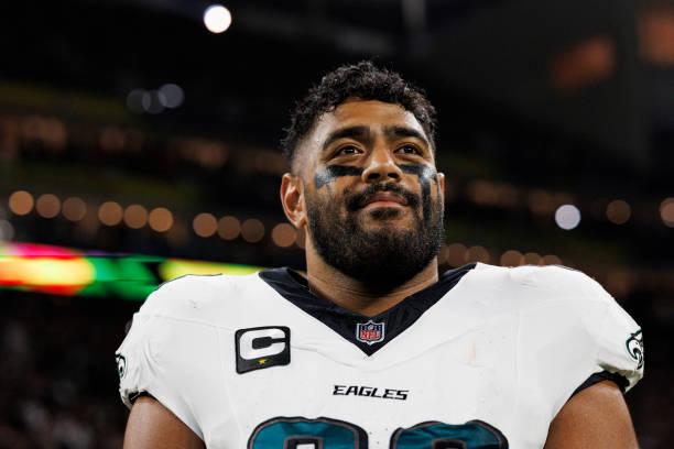 Offensive tackle Jordan Mailata #68 of the Philadelphia Eagles