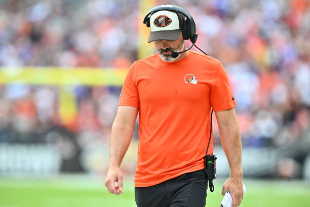Head coach Kevin Stefanski of the Cleveland Browns