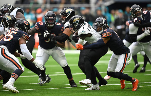 Kyler Gordon #6 of the Chicago Bears