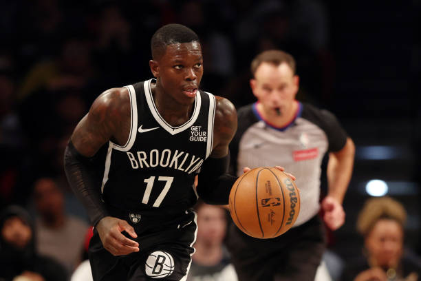 Dennis Schroder #17 of the Brooklyn Nets