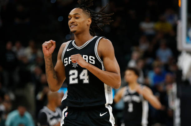Devin Vassell #24 of the San Antonio Spurs