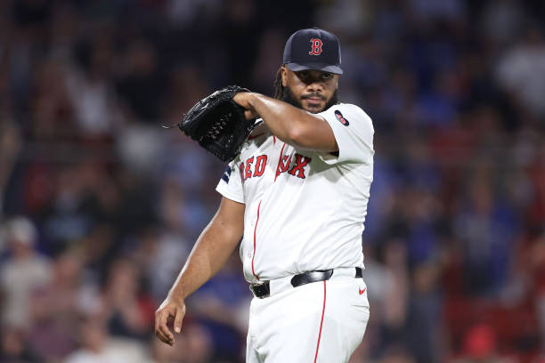 Kenley Jansen #74 of the Boston Red Sox