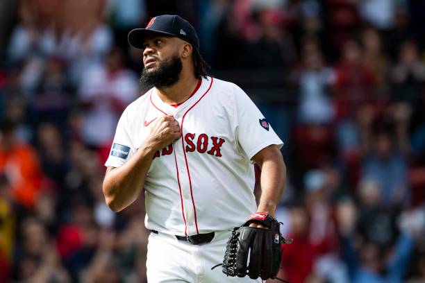 Kenley Jansen #74 of the Boston Red Sox