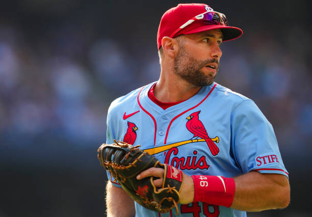 Paul Goldschmidt #46 of the St. Louis Cardinals