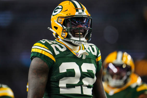 Robert Rochell #22 of the Green Bay Packers