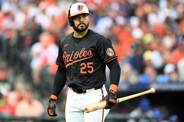 Anthony Santander #25 of the Baltimore Orioles