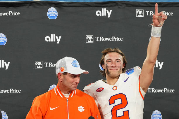 Head coach Dabo Swinney of the Clemson Tigers