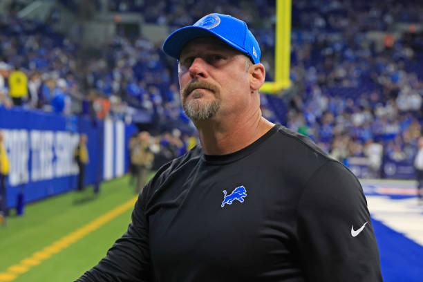 Head coach Dan Campbell of the Detroit Lions