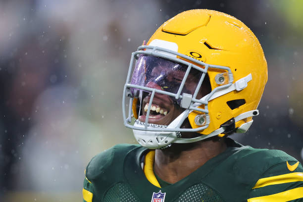 Edgerrin Cooper #56 of the Green Bay Packers