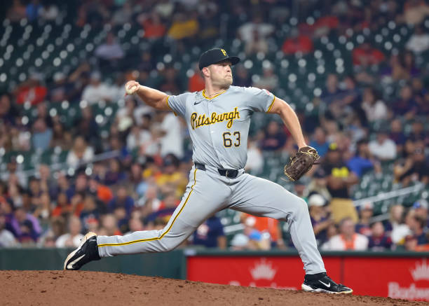 Pittsburgh Pirates pitcher Hunter Stratton (63)