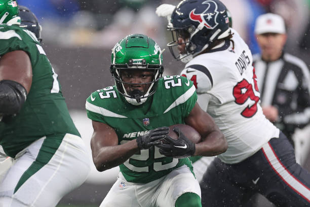 Israel Abanikanda #25 of the New York Jets